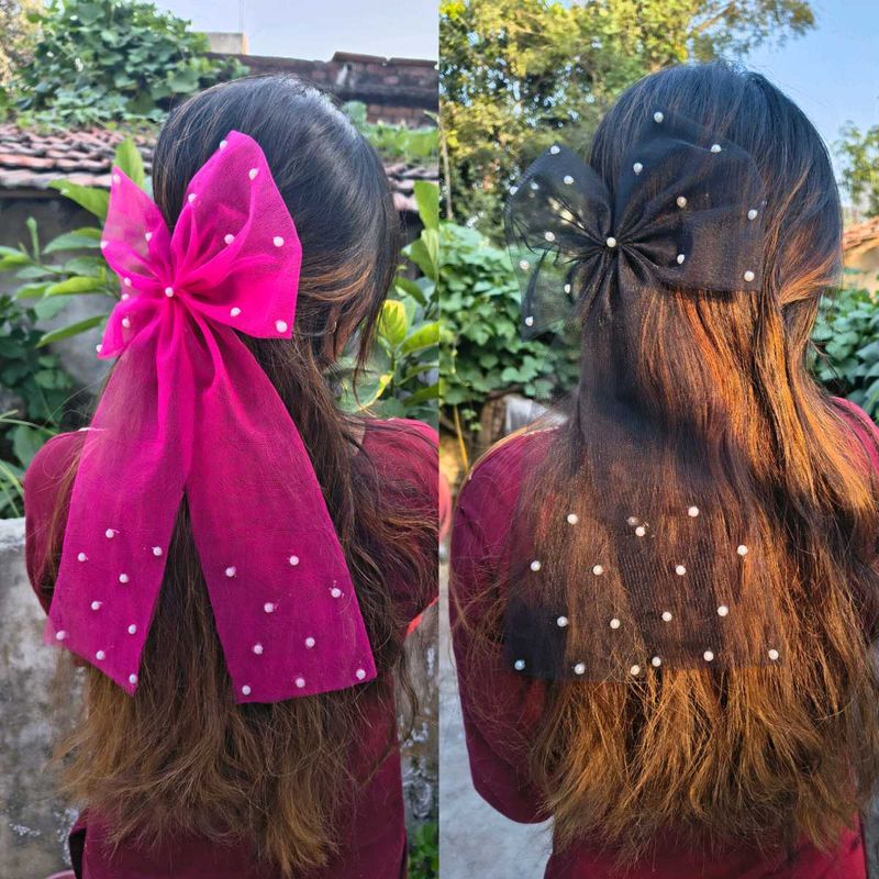 Pink Black Bow Combo🖤💗🖤