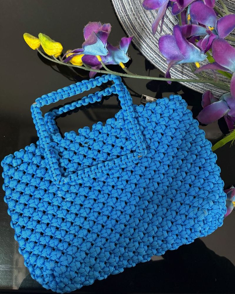 Blue Handbag