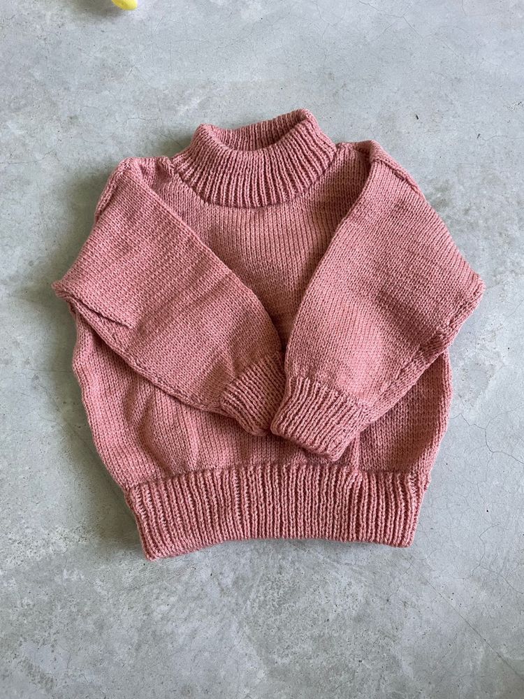 Cute Pink Knit Sweater