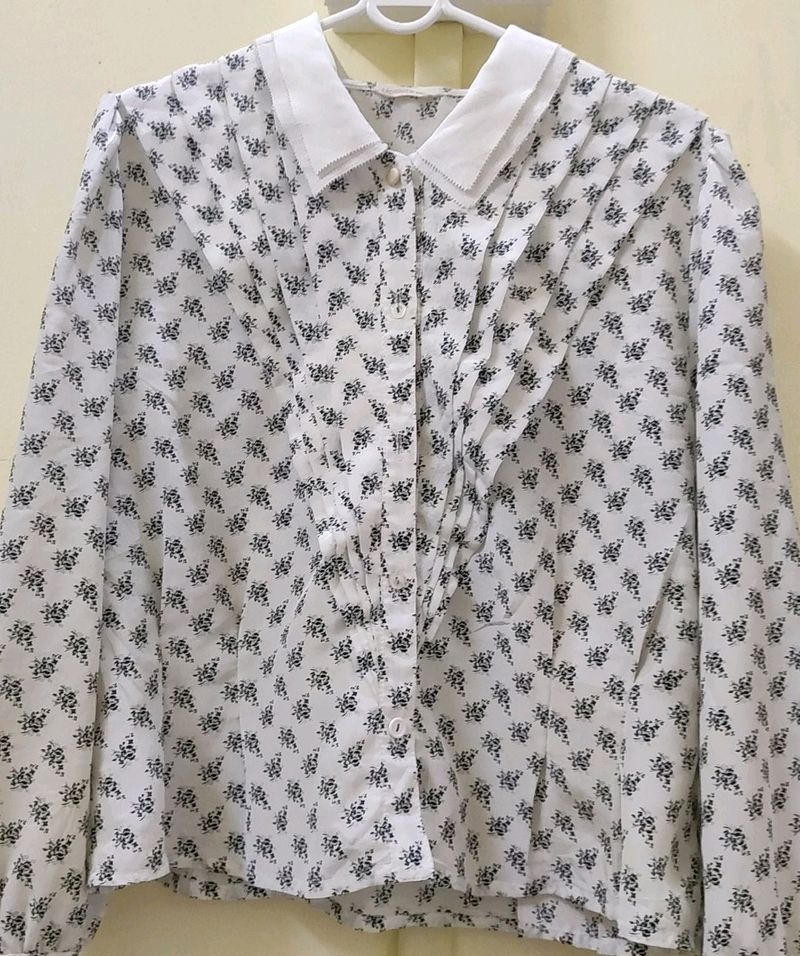Korean Floral Top