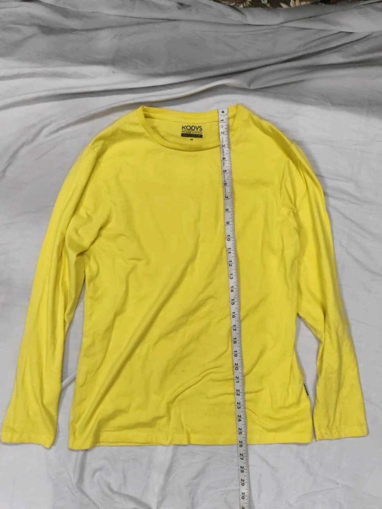 Lemon Yellow Long Sleeve T-Shirt