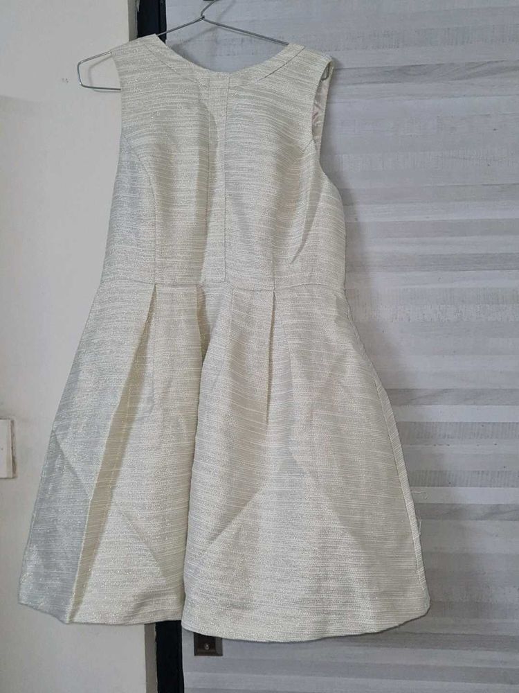White Fit &amp; Flare Dress