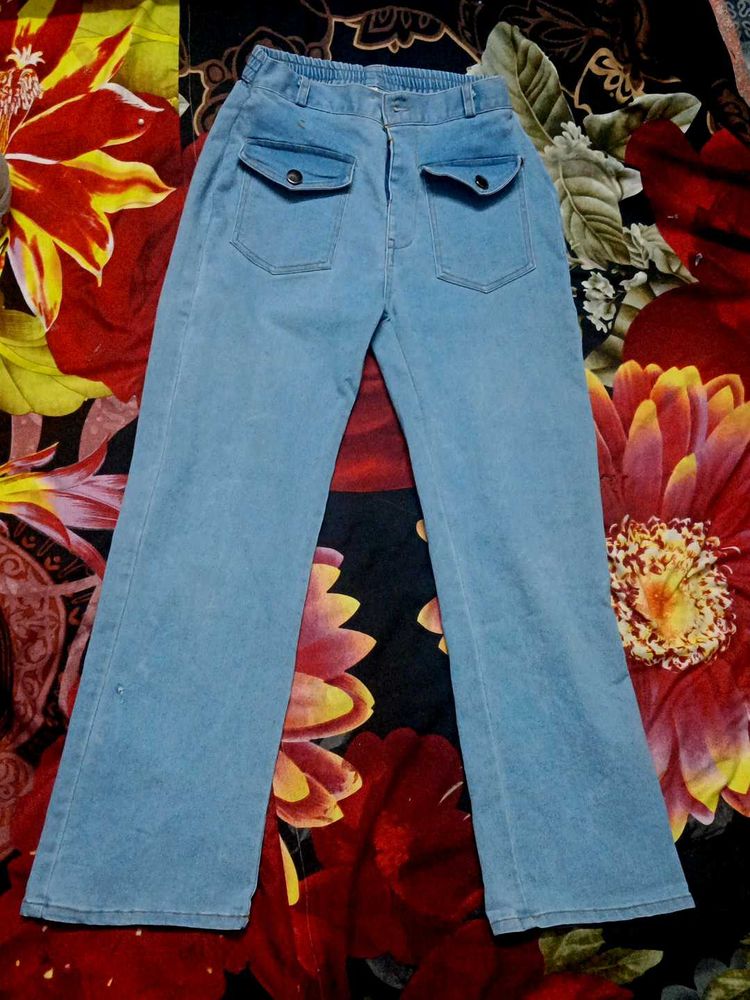 Light Blue Flare Jeans