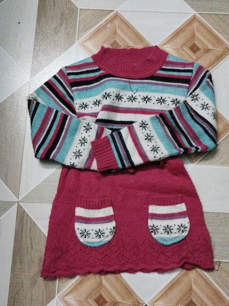 Cute Knitted Dress wool winterm