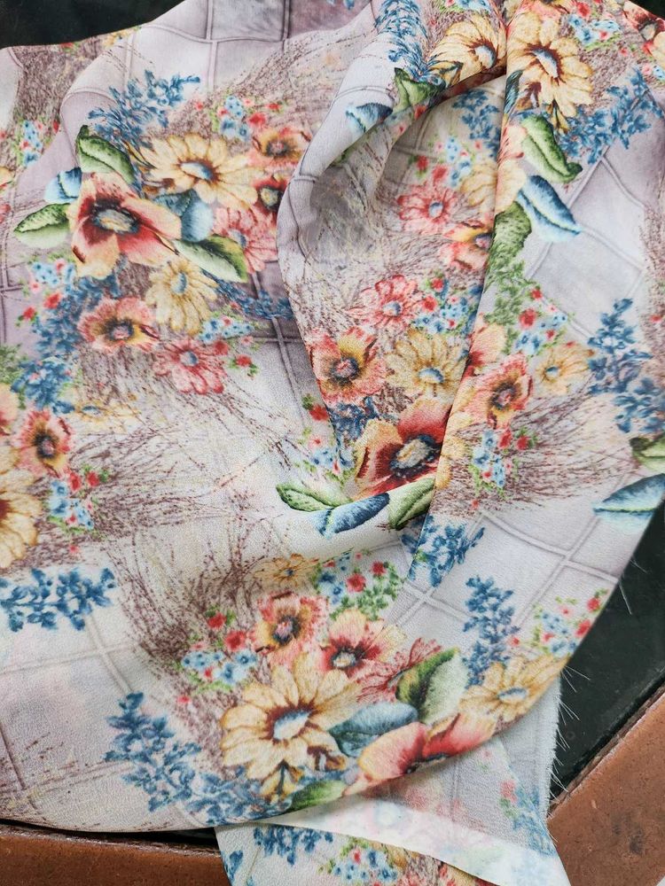 Floral Print Dupatta