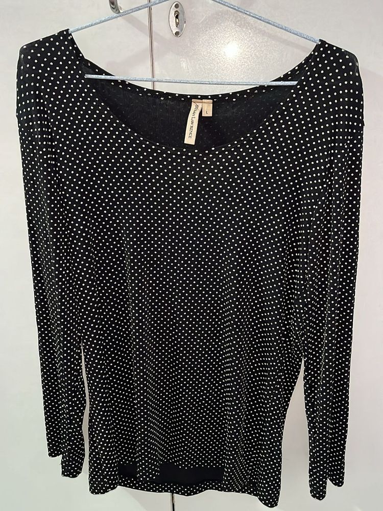 POLKA DOTS TOP 🖤