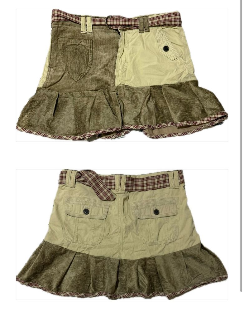 Y2K Vintage Pleated Miniskirt