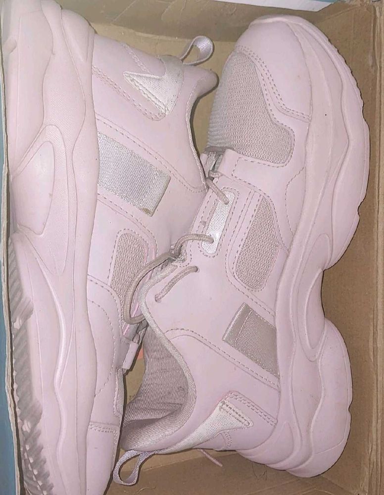 Pink Chunky Sports Shoe Size 8