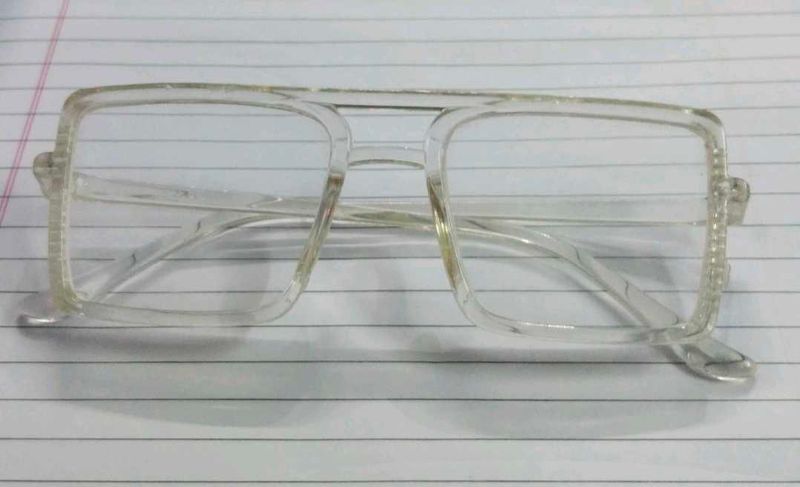 Glasses With Medium Golden Shade And Mix White