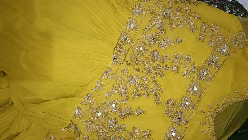 Yellow Embroidered Dress