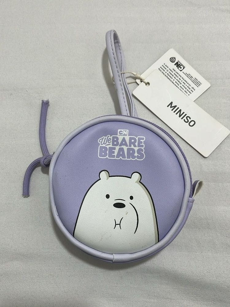 We Bare Bears Miniso Coin Purse