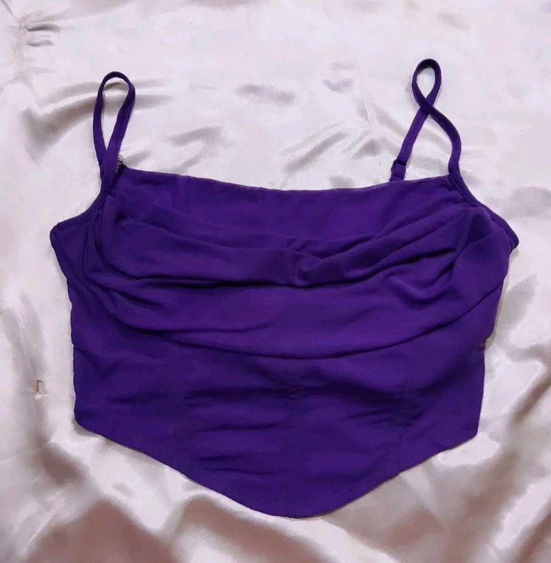 Purple Corset Top