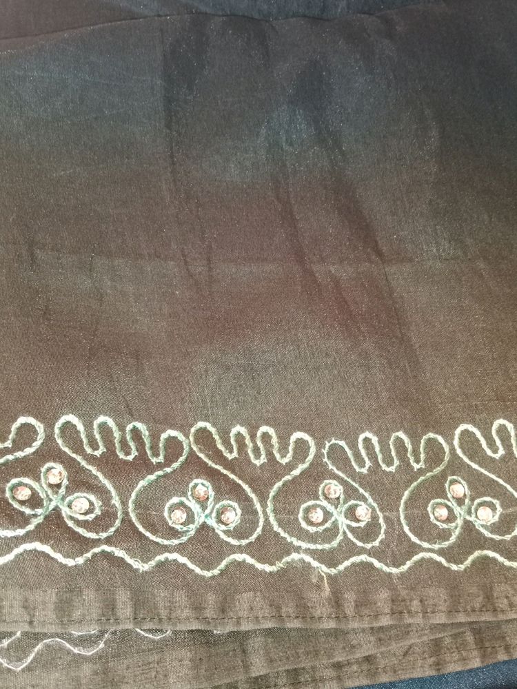 Simple Stone Works Saree Ramar Blue Sare