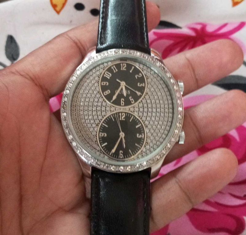 Guess Orignal Dual Time Women&#39;s Big Dial.