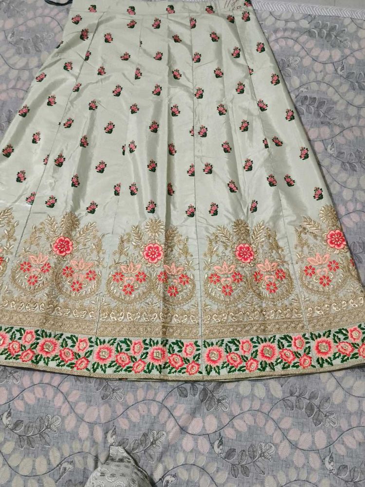 Floral Embroidered Lehenga