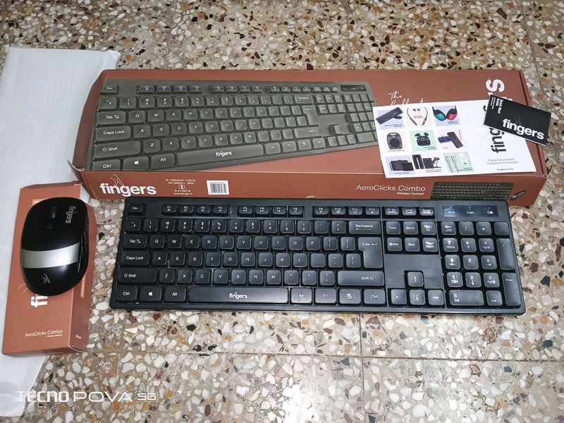 Offer💥  Fingers Keyboard &amp; Mouse Wireless