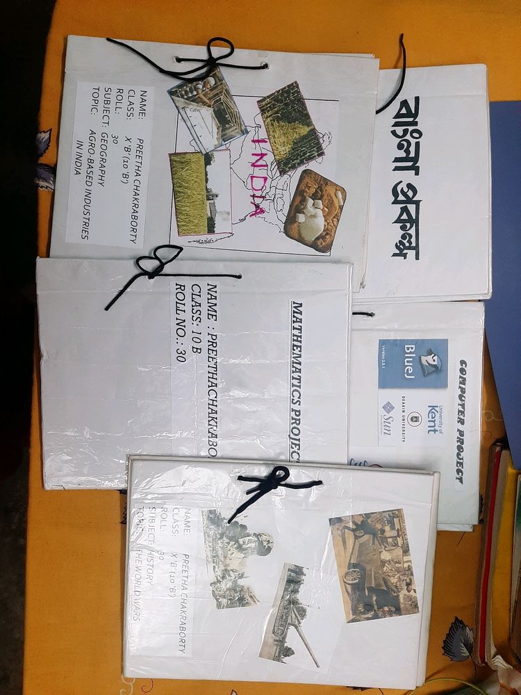 5 Shoe-lace Files With 2 Sets Of Practical Papers
