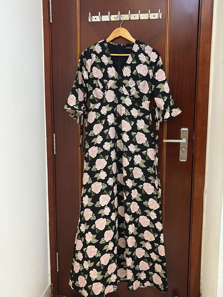 Floral Print Midi Dress
