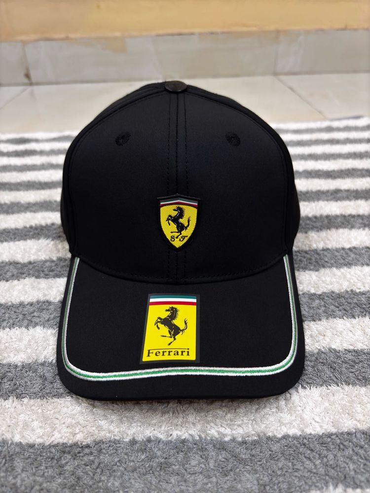 Ferrari x Puma Unisex Black Baseball Cap