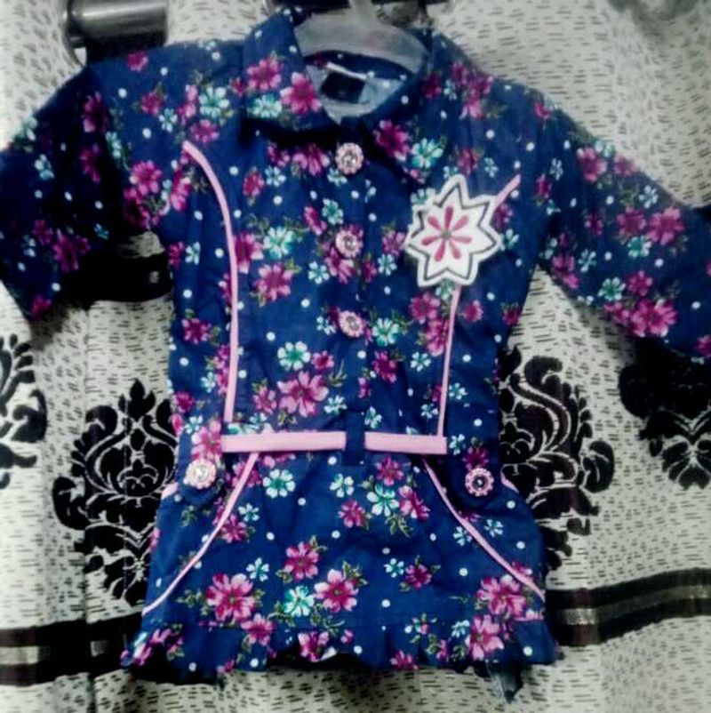 Floral Print Baby Girl's Outfit