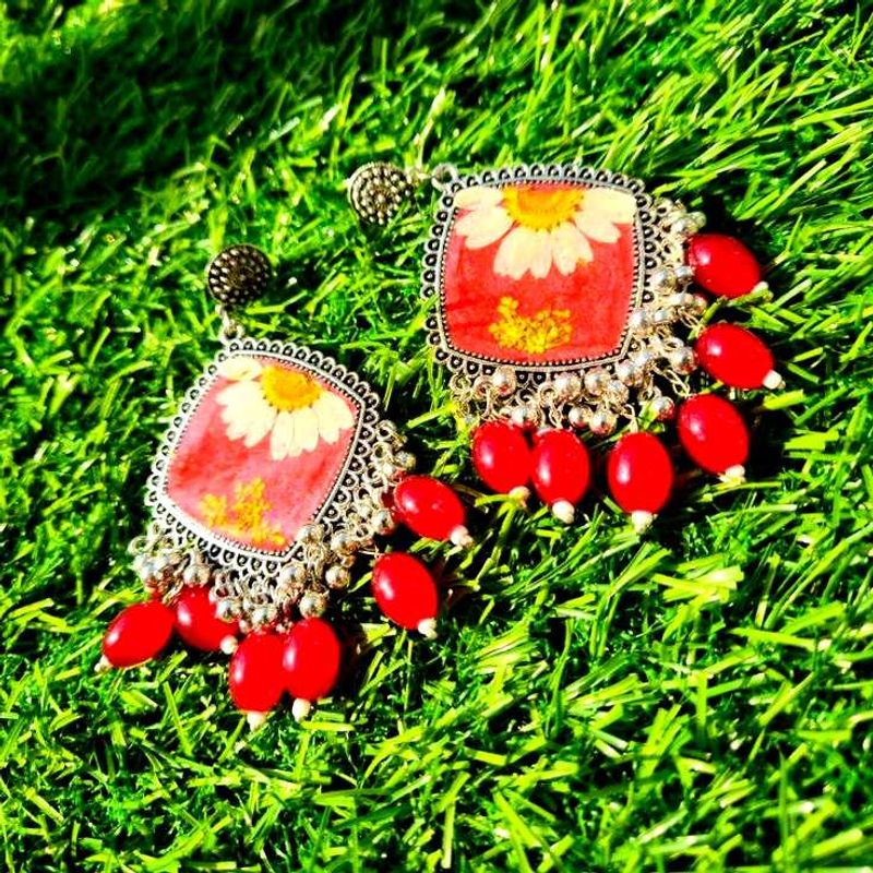 Resin Memory Preservation And Earring