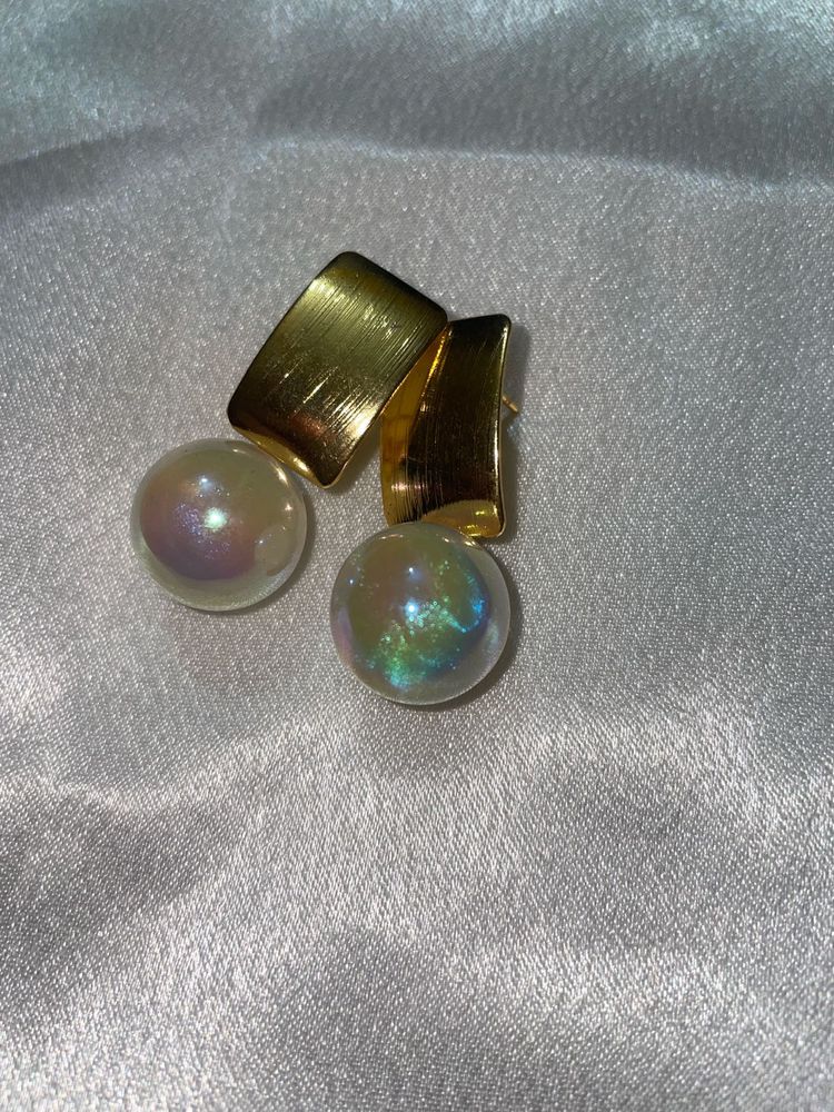 Statement Pearl Drop Earrings