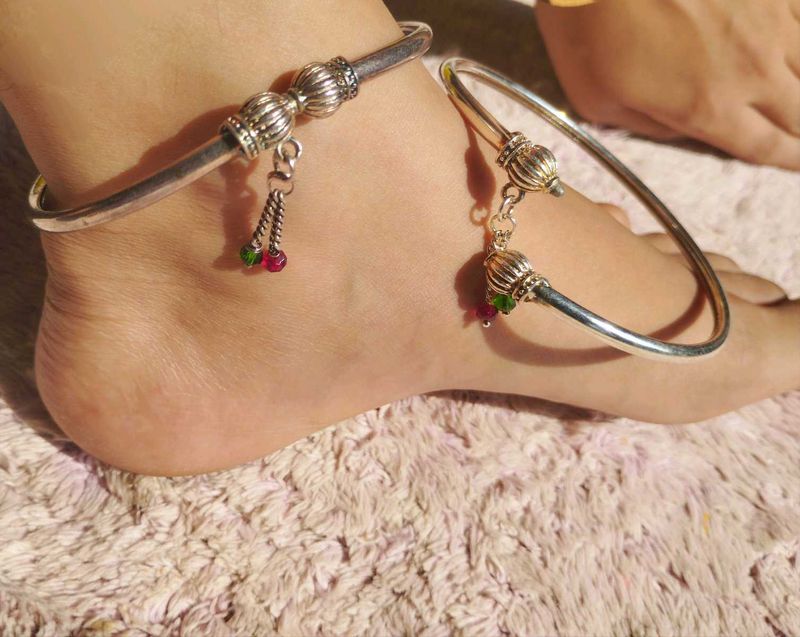 Silver Anklets
