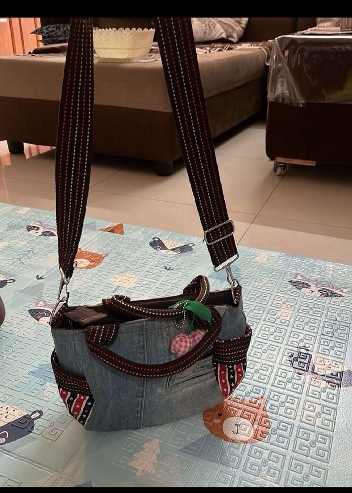 Denim Hand Bag