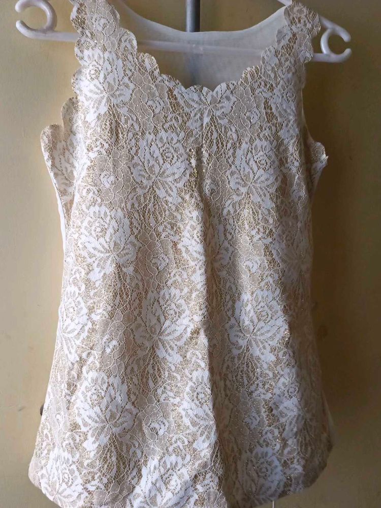 Lace Detail Top