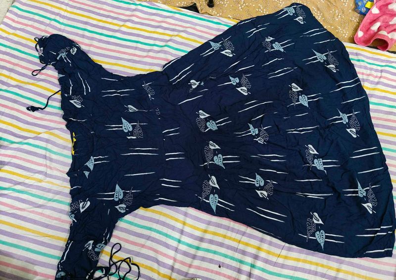 Stylish Navy Blue Dress