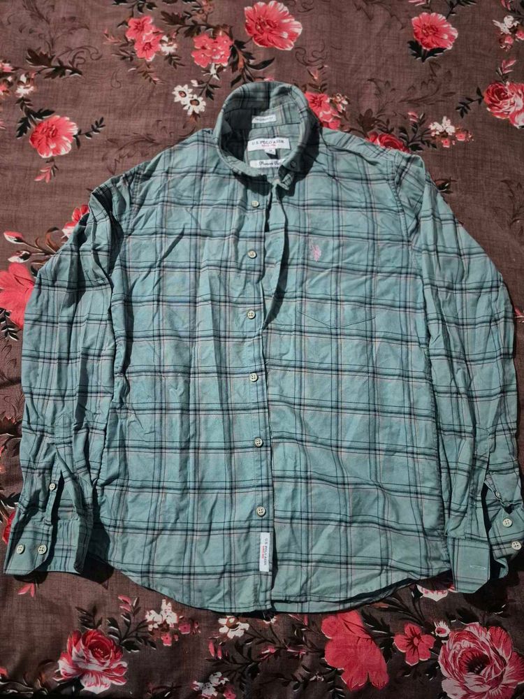 Men&#39;s US Polo Assn. Plaid Shirt
