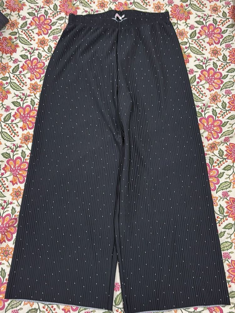 Pantaloons Polka Dot Wide Leg Pants