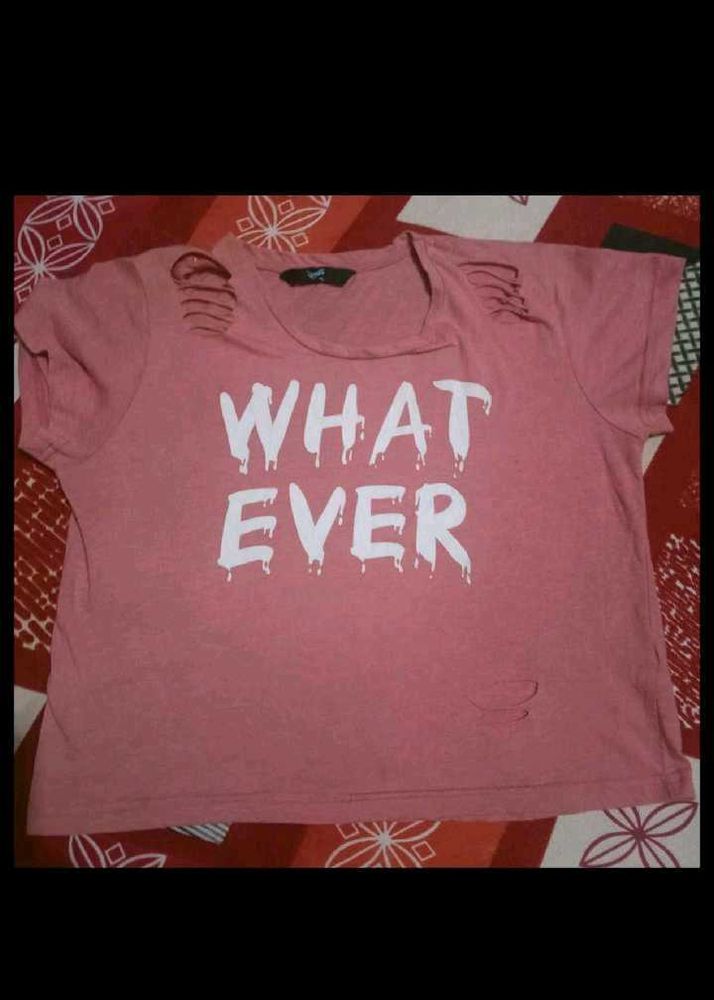 Pink Crop Top