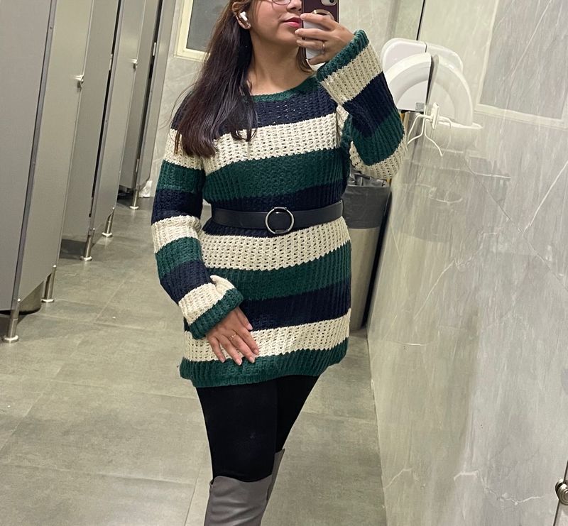 Sweater With Belt