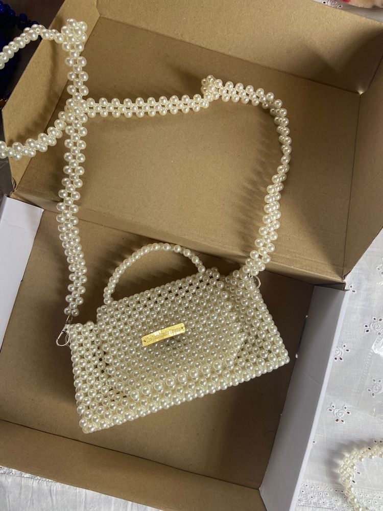 Pearl Beaded Bag