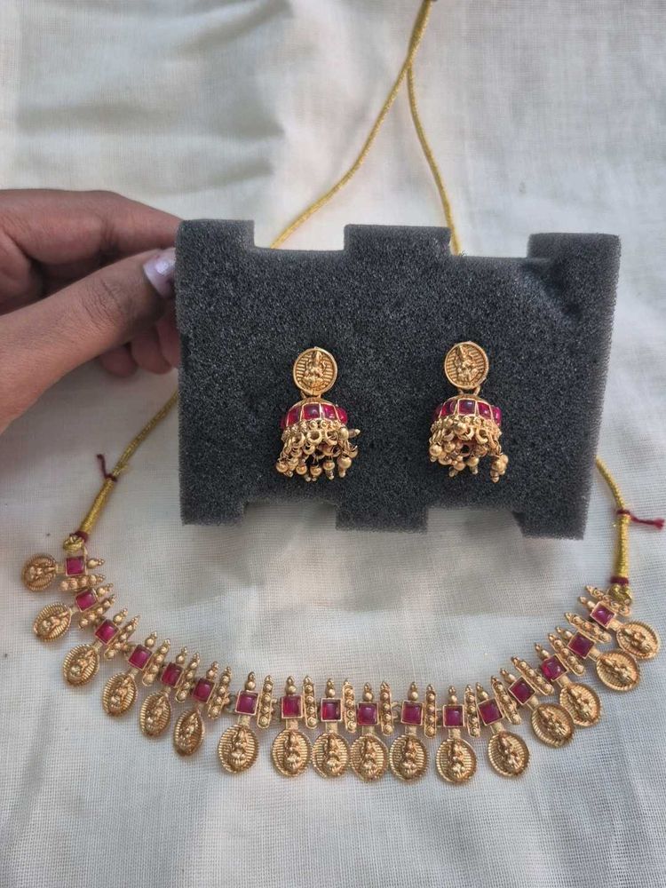Traditional Necklace And Earings Set