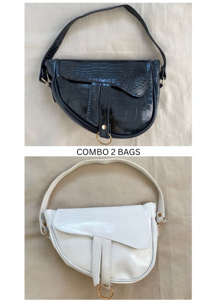 Combo Dior Inspired Black Plus White Bag