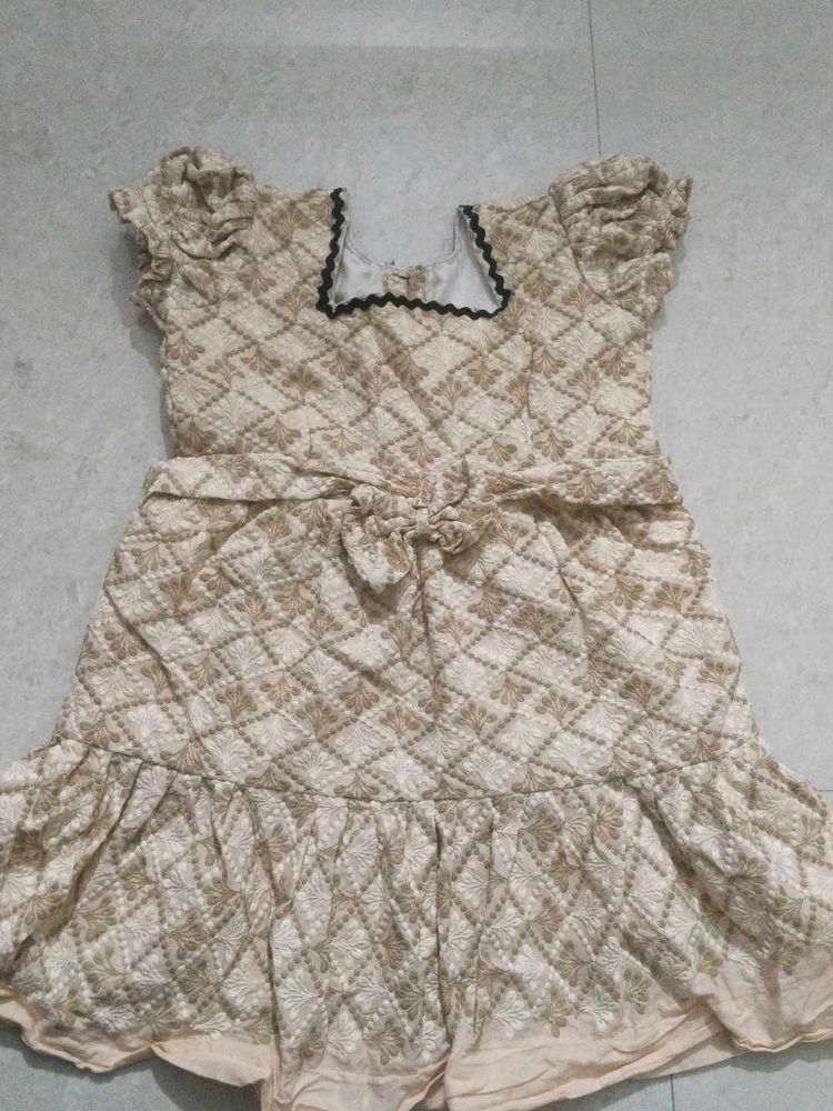 Girls&#39; Cute Pattern Dress