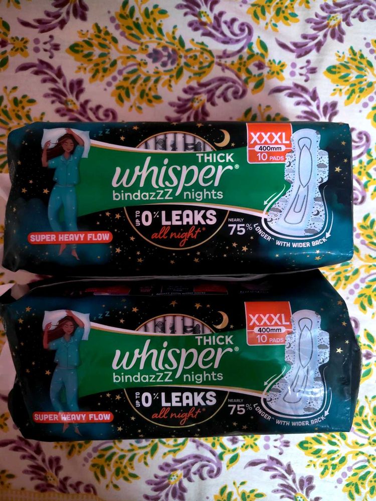 Whisper XXXL Sanitary Pads Brand New