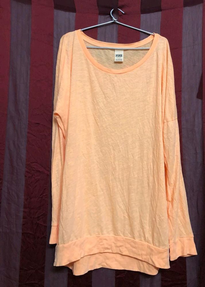 Pink Long Sleeve T Shirt