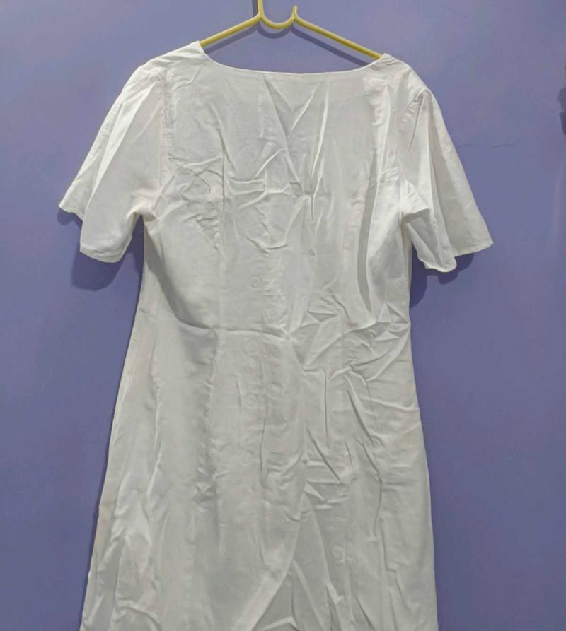 White Casual Dress