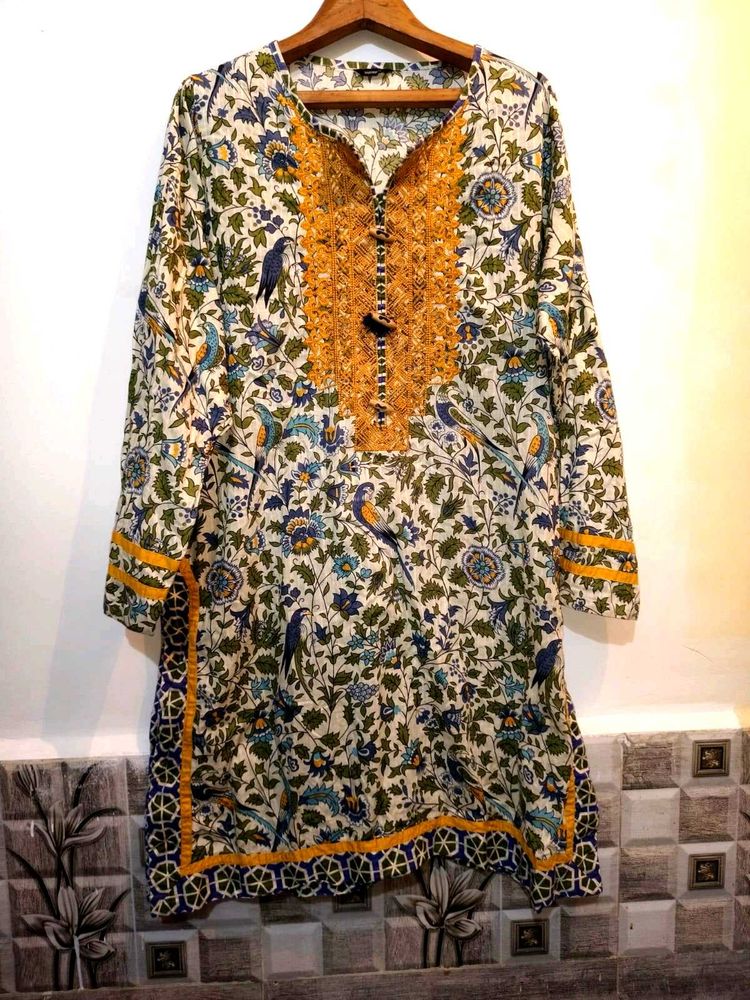 🎁Buy 2, Get 1 Free🎁Floral Print Kurta L/ XL