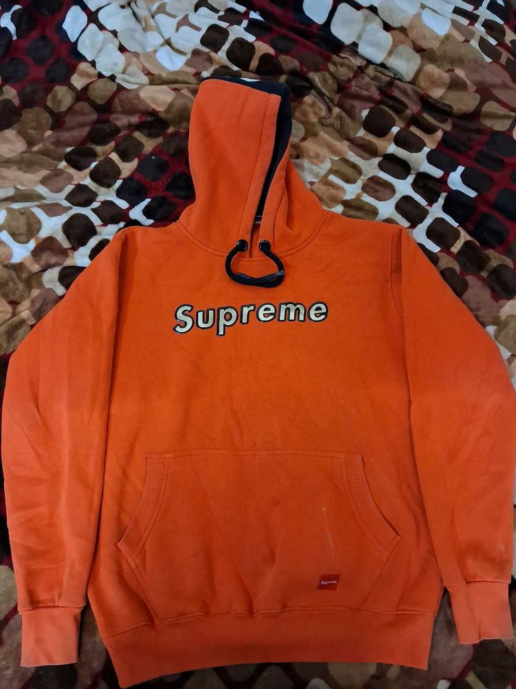 Supreme Hoodie - Orange Pullover