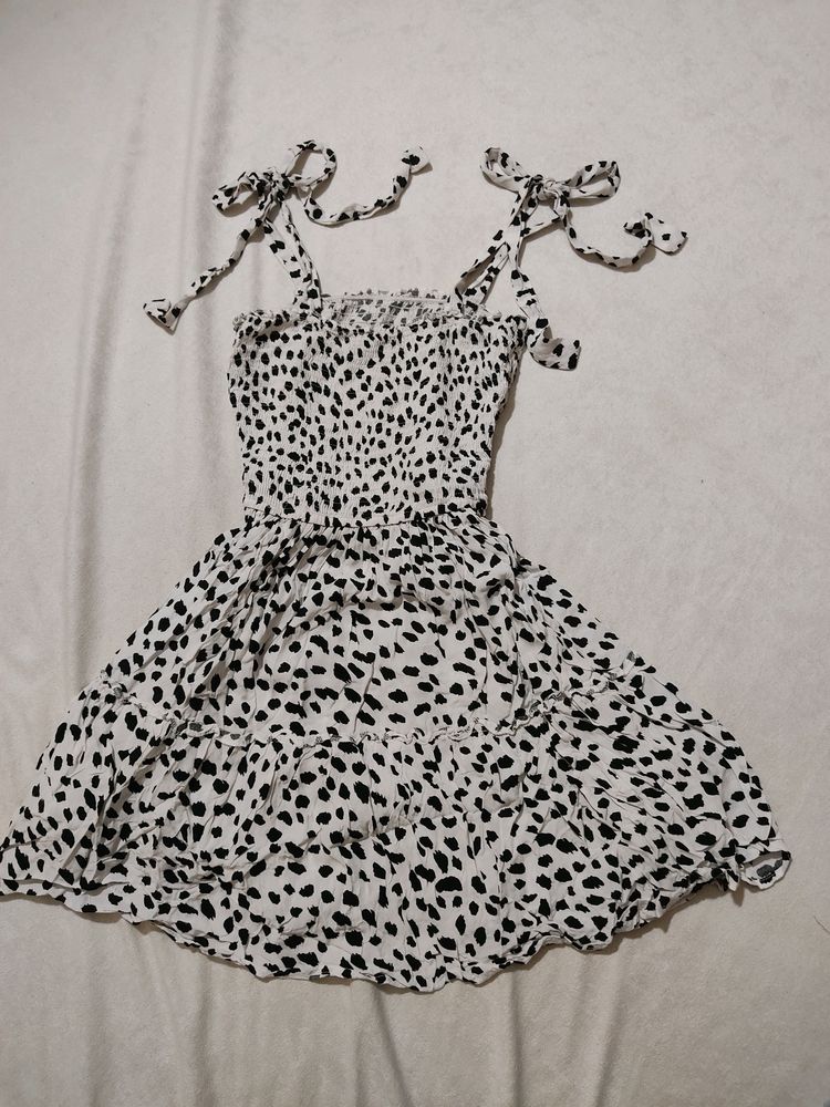Cow Print Mini Dress