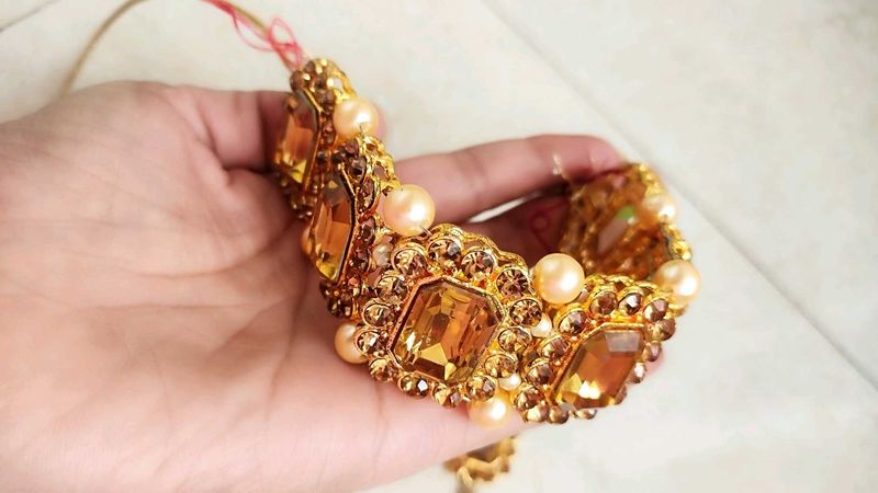 The Beautiful Women Choker With Earrings...
