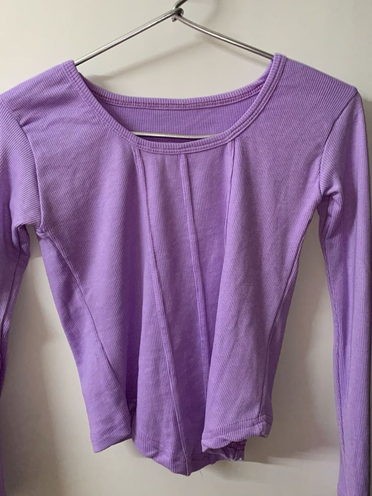 Lilac Long Sleeve Top