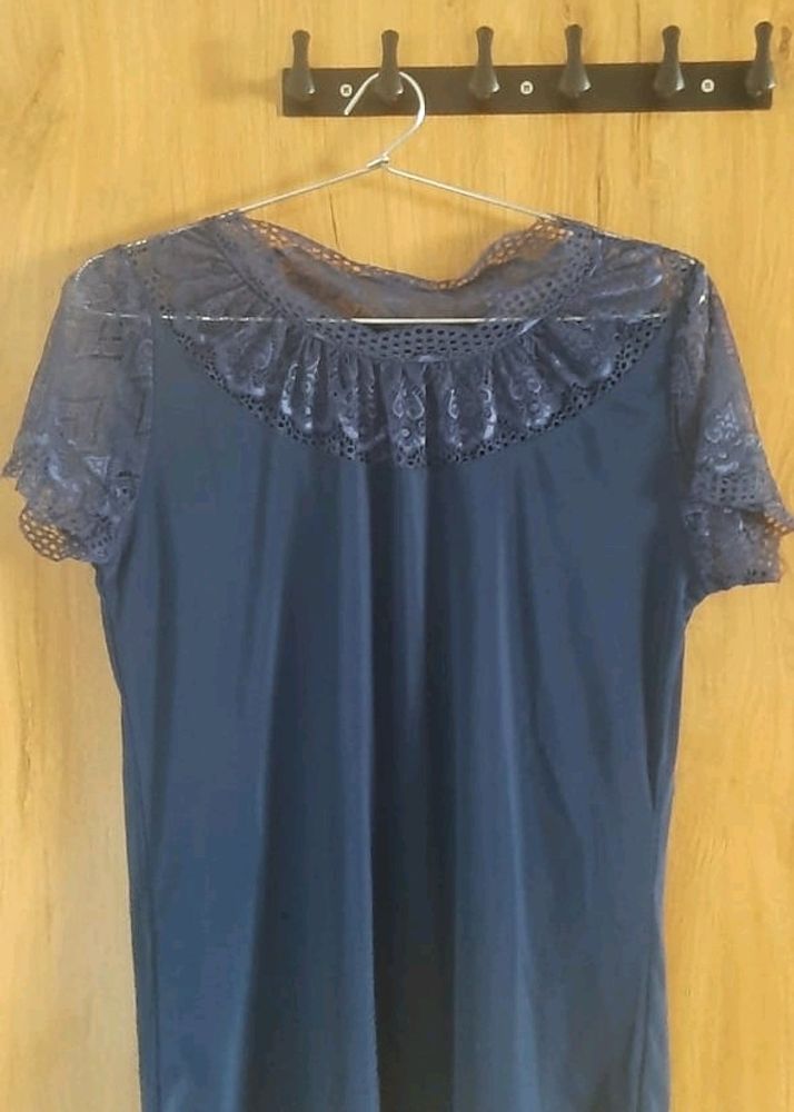 Navy Blue Top for Women