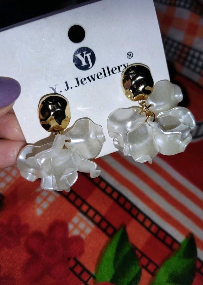 Flower Statement Earrings