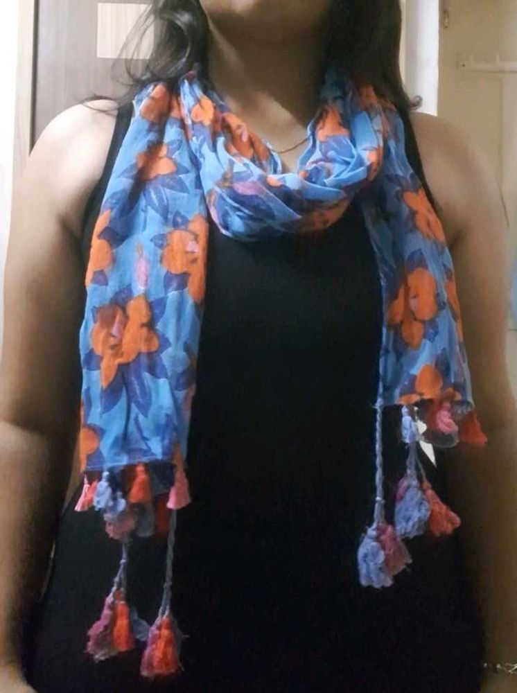 Floral Print Scarf