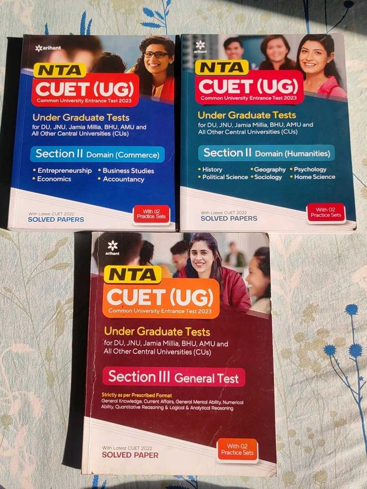 CUET (UG) Entrance Exam Books